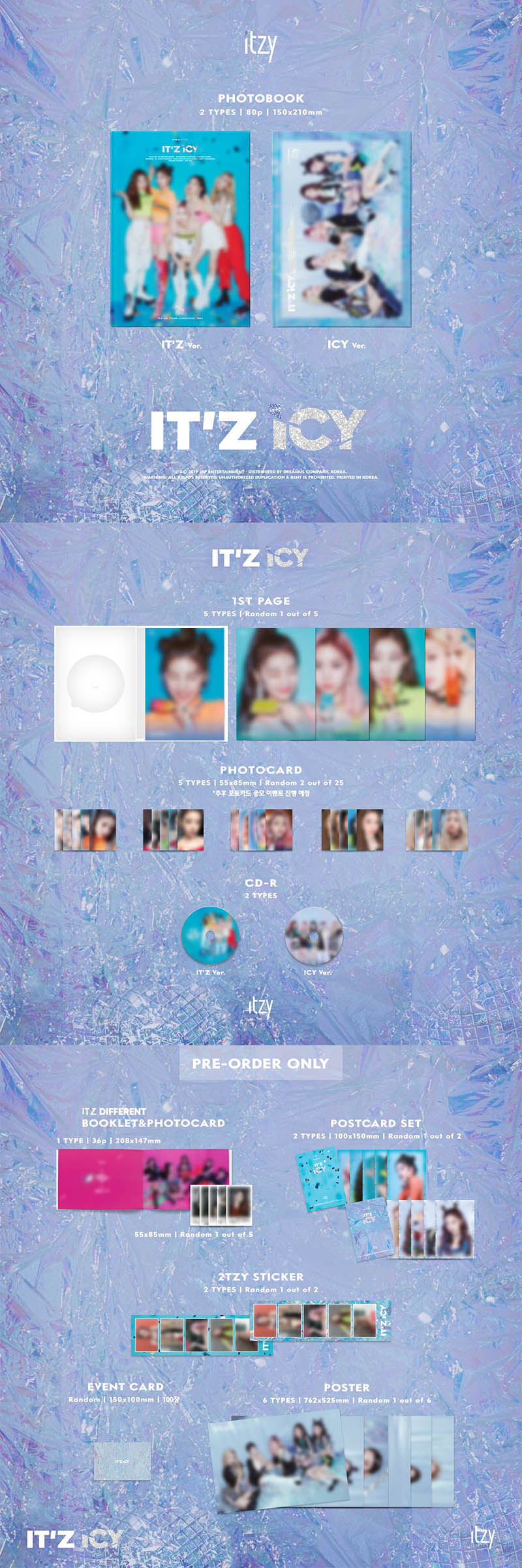 ITZY - IT'Z ICY (1st Mini Album)