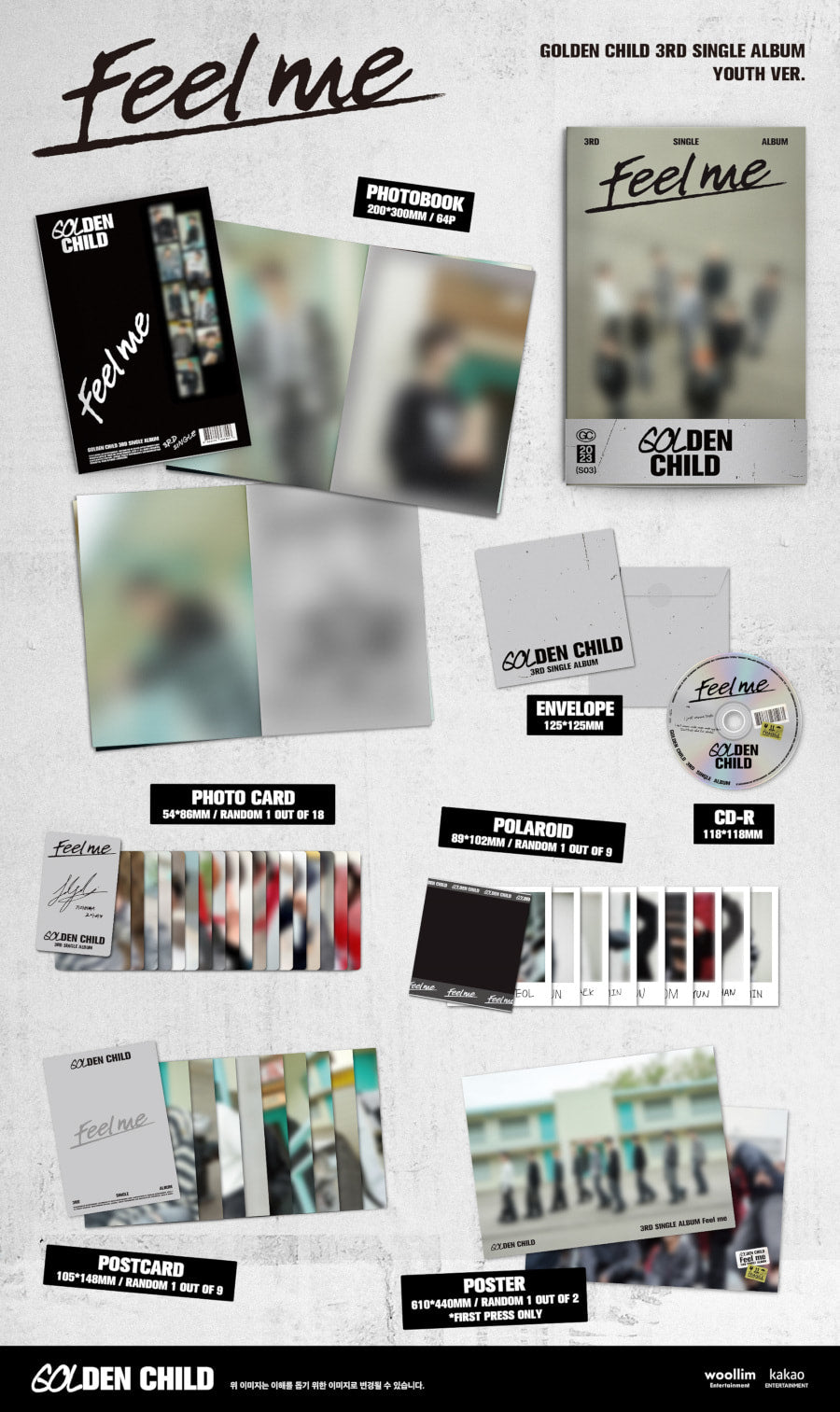 GOLDEN CHILD - Feel me (3rd Single Album)