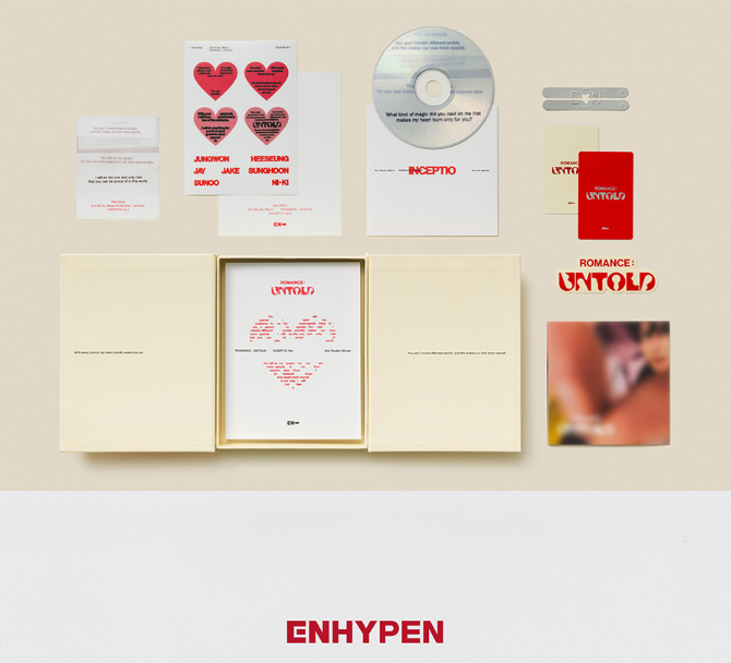 ENHYPEN - ROMANCE : UNTOLD (2nd Studio Album)