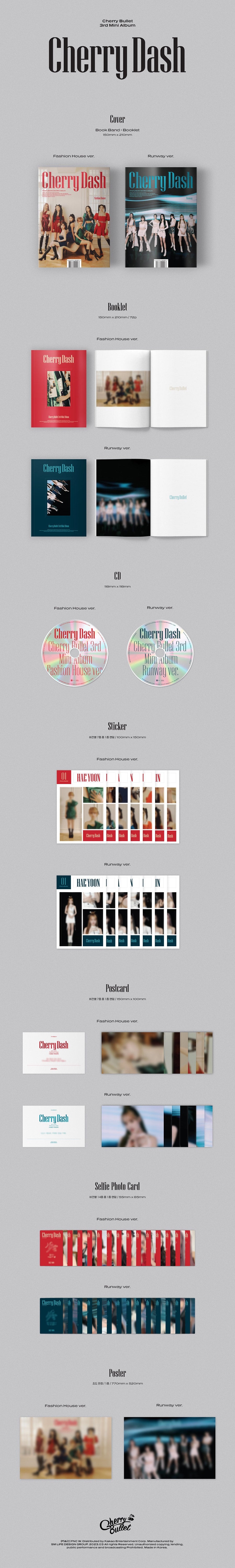 CHERRY BULLET - Cherry Dash (3rd Mini Album)