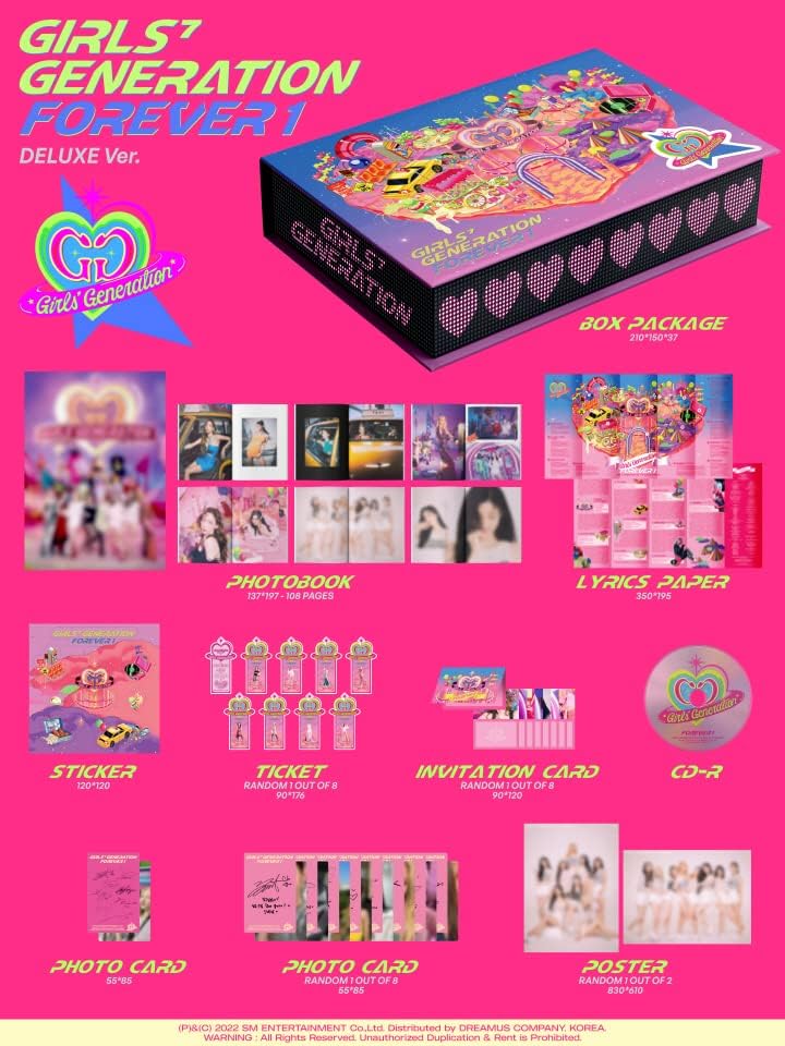 GIRLS' GENERATION - Forever 1 (7th Studio Album)