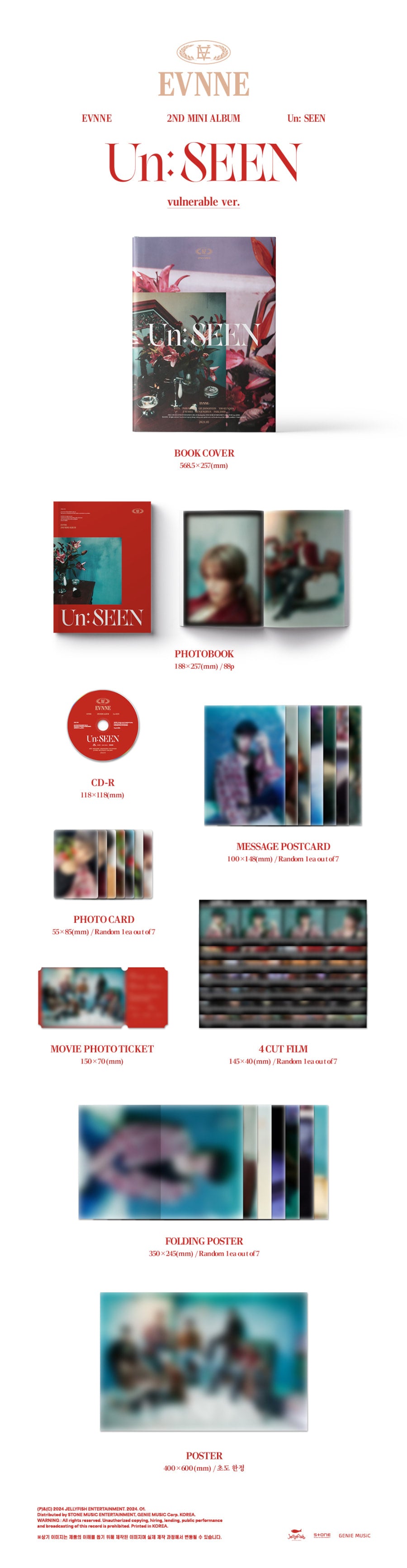 EVNNE - Un: SEEN (2nd Mini Album)