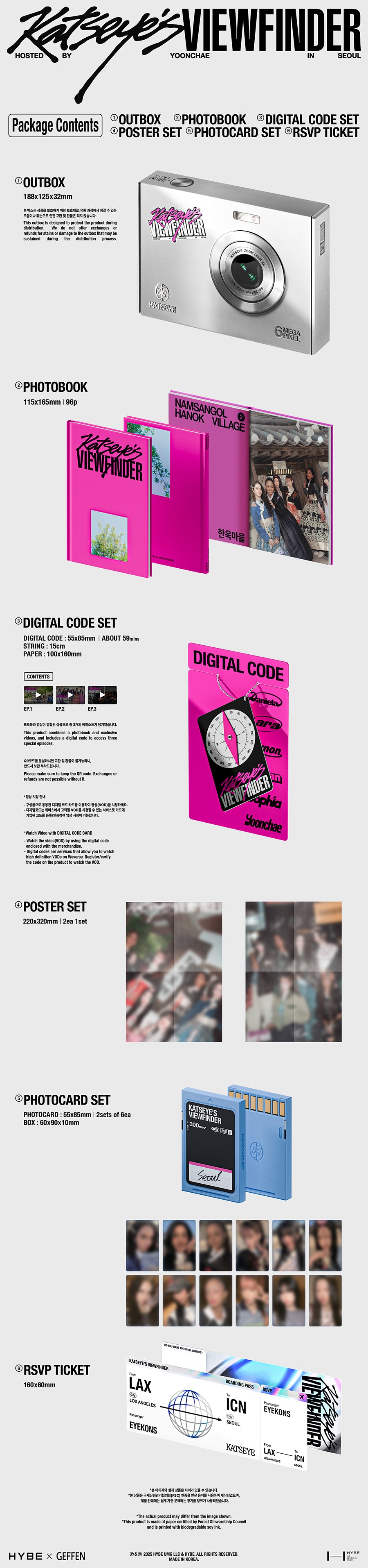 *PRE-ORDER* KATSEYE - KATSEYE'S VIEWFINDER in Seoul
