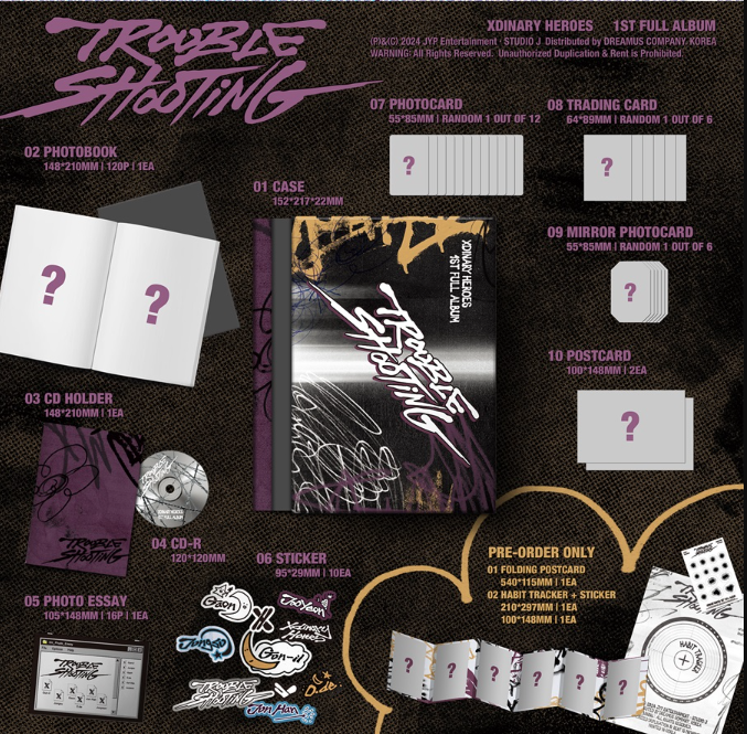 XDINARY HEROES - Troubleshooting (1st Full Album)