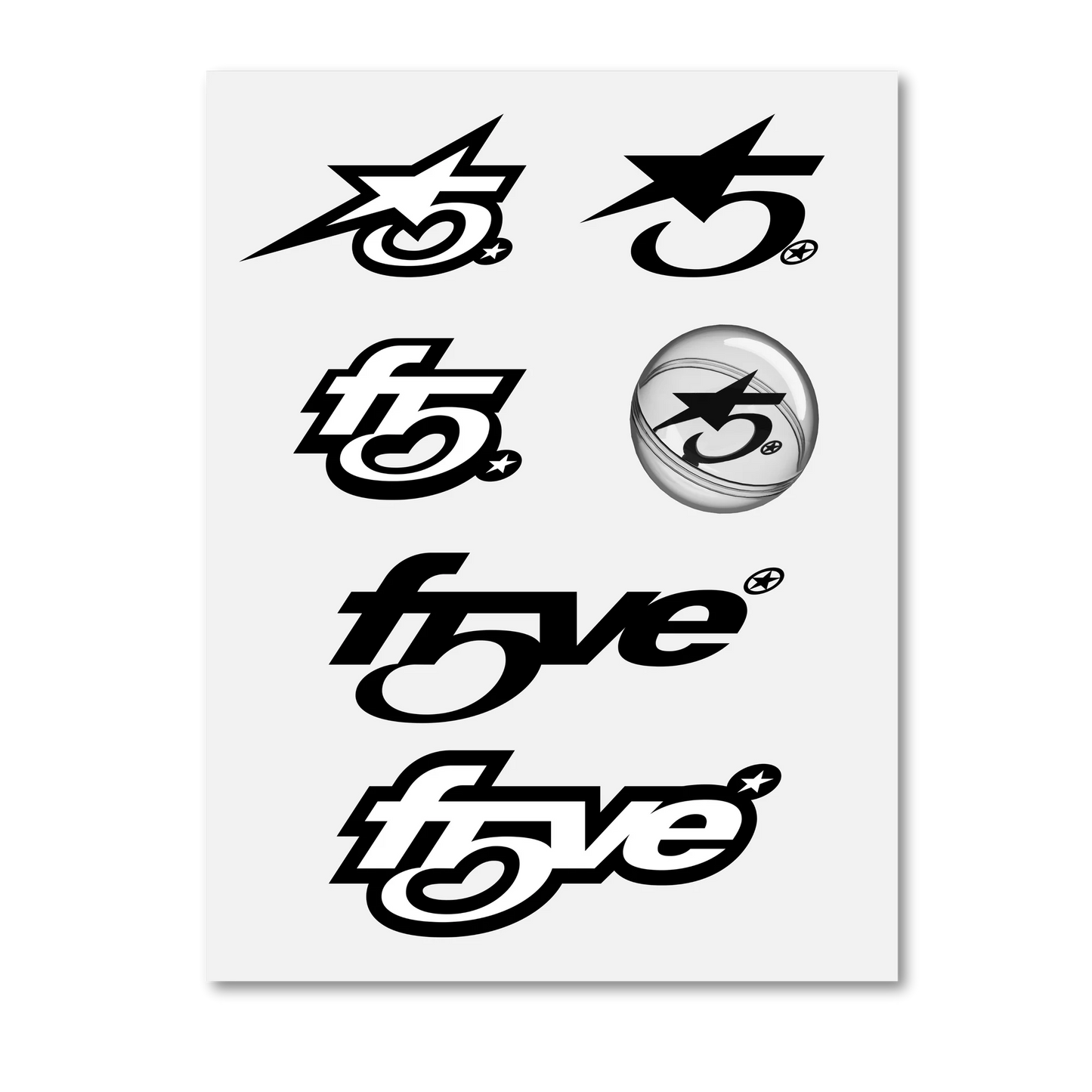 *PRE-ORDER* F5VE - F5VE Logo Sticker Pack