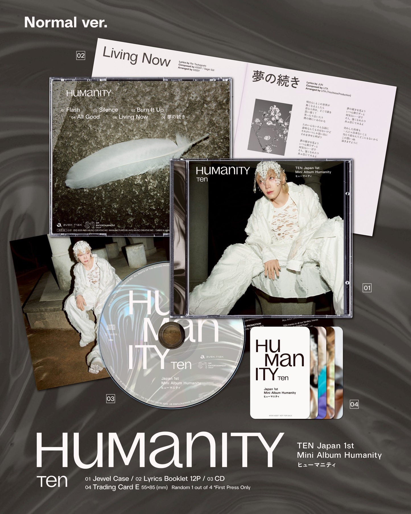 NCT TEN - Humanity (1st Japanese Mini Album)