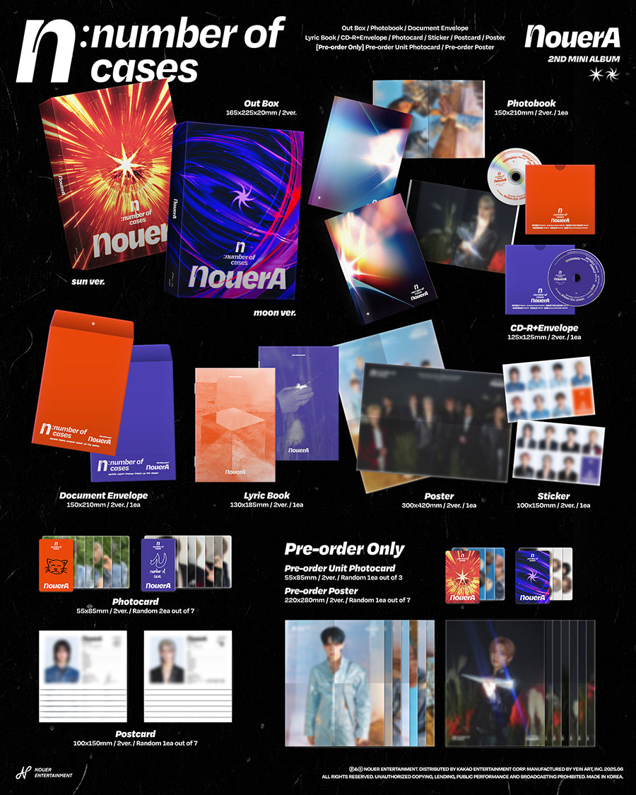 NOUERA - n: number of cases (2nd Mini Album)