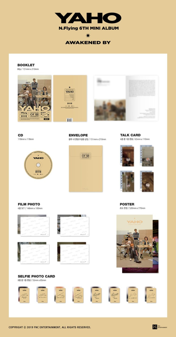 N.FLYING - YAHO(夜好) (4th Mini Album)