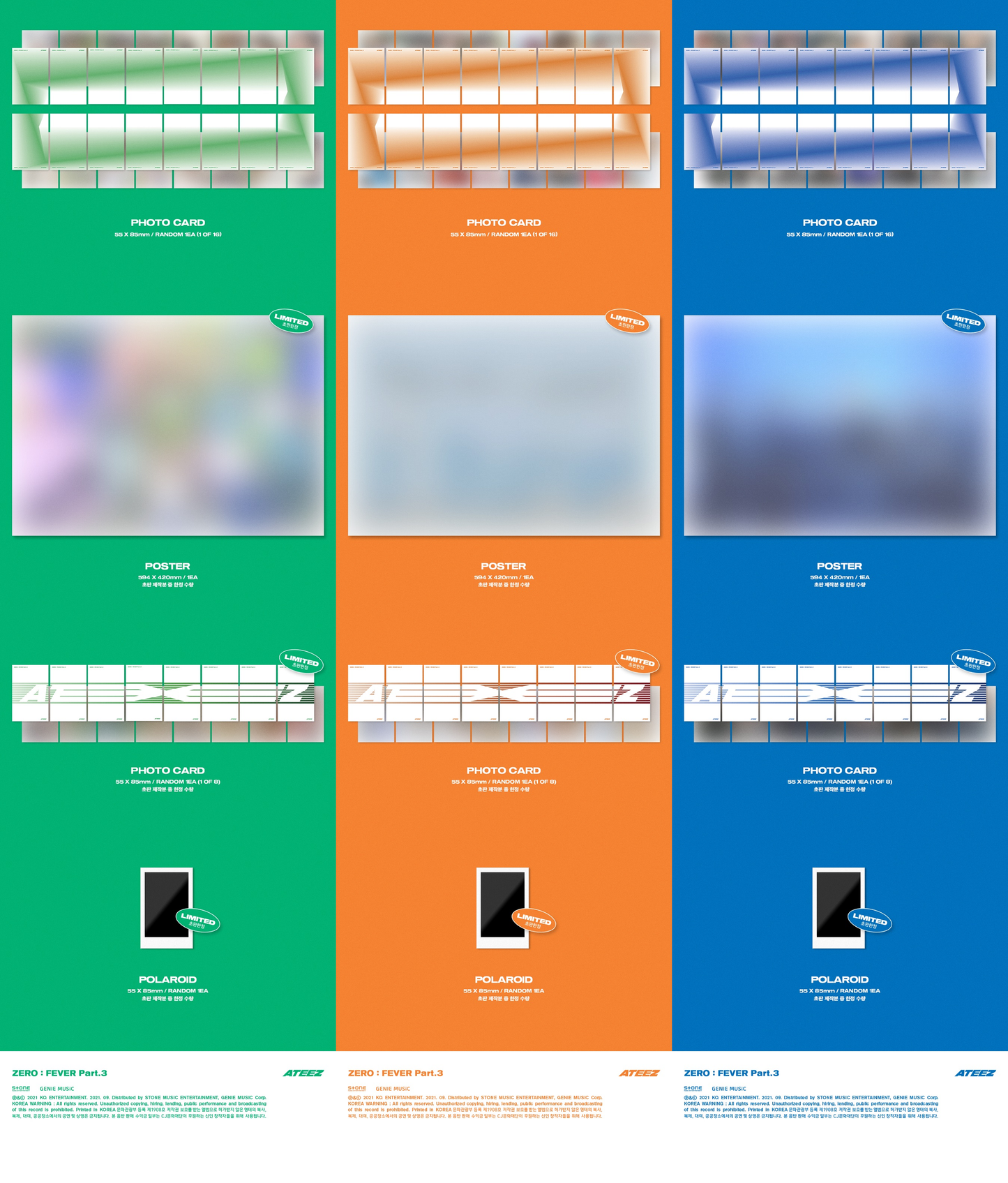 ATEEZ - Zero: Fever Pt. 3 (7th Mini Album)