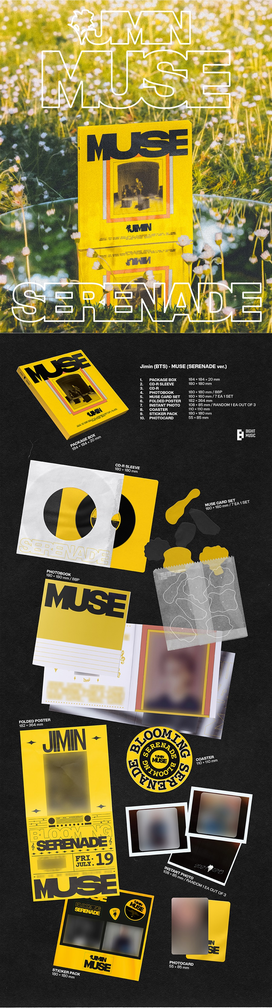 BTS JIMIN - MUSE (2nd Mini Album)