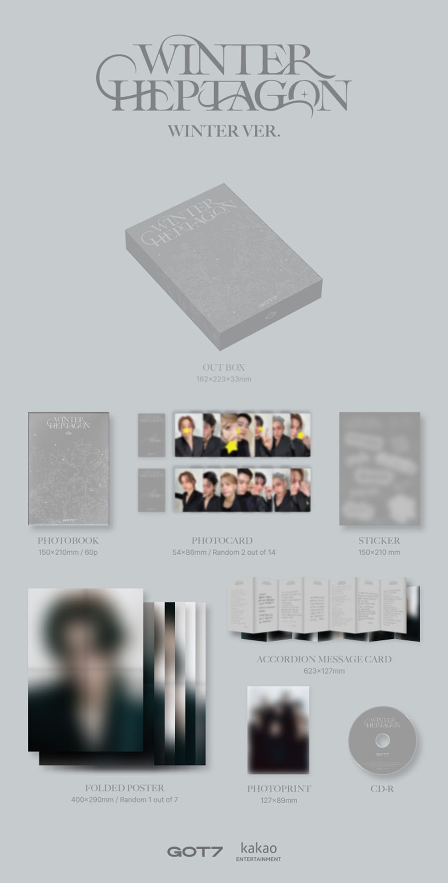 GOT7 - WINTER HEPTAGON (Mini Album)