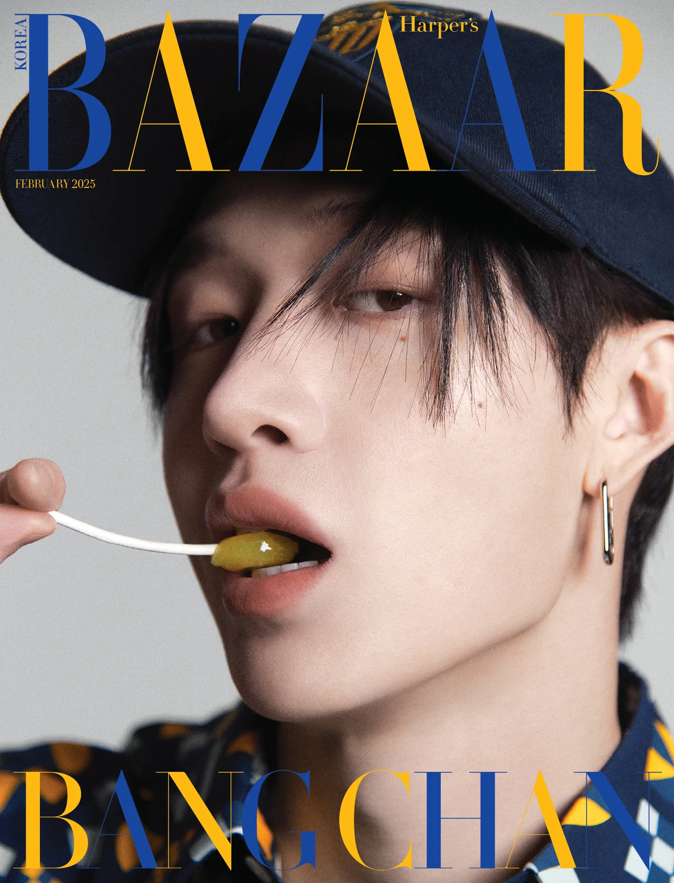 HARPER'S BAZAAR KOREA FEBRUARY 2025 ISSUE (Cover: STRAY KIDS BANG CHAN)