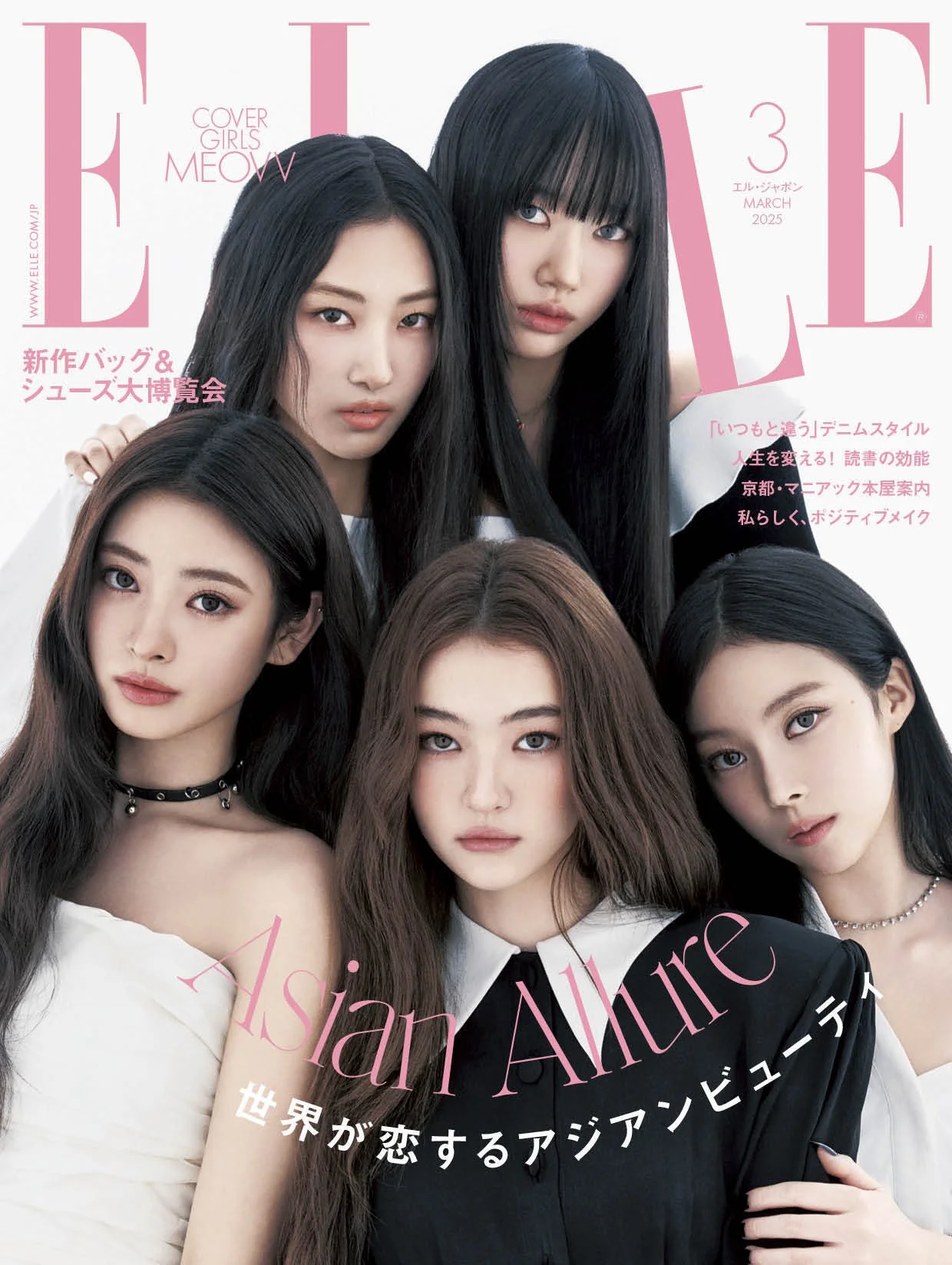 ELLE JAPAN MARCH 2025 ISSUE (Cover: MEOVV)