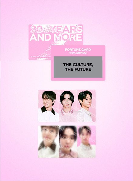 SHINEE - SMTOWN LIVE 2025 Fortune Scratch Card Set