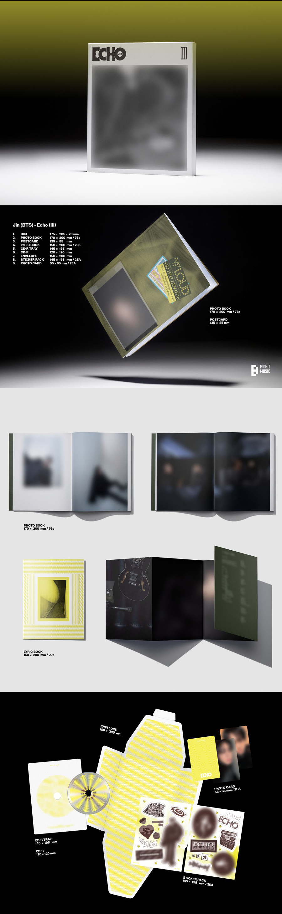 BTS JIN - ECHO (2nd Mini Album)