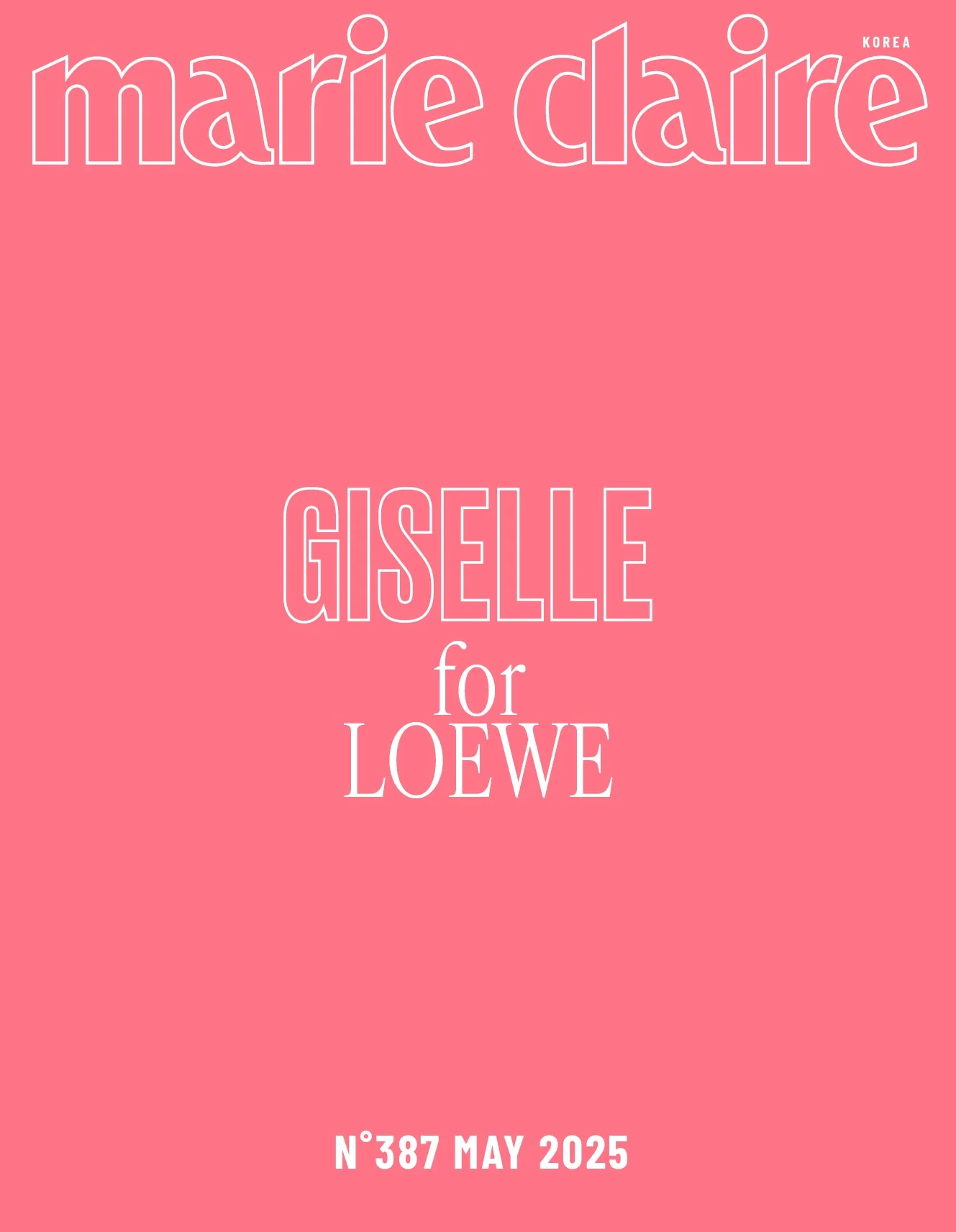 *PRE-ORDER* MARIE CLAIRE KOREA JUNE 2025 ISSUE (Cover: aespa Giselle)