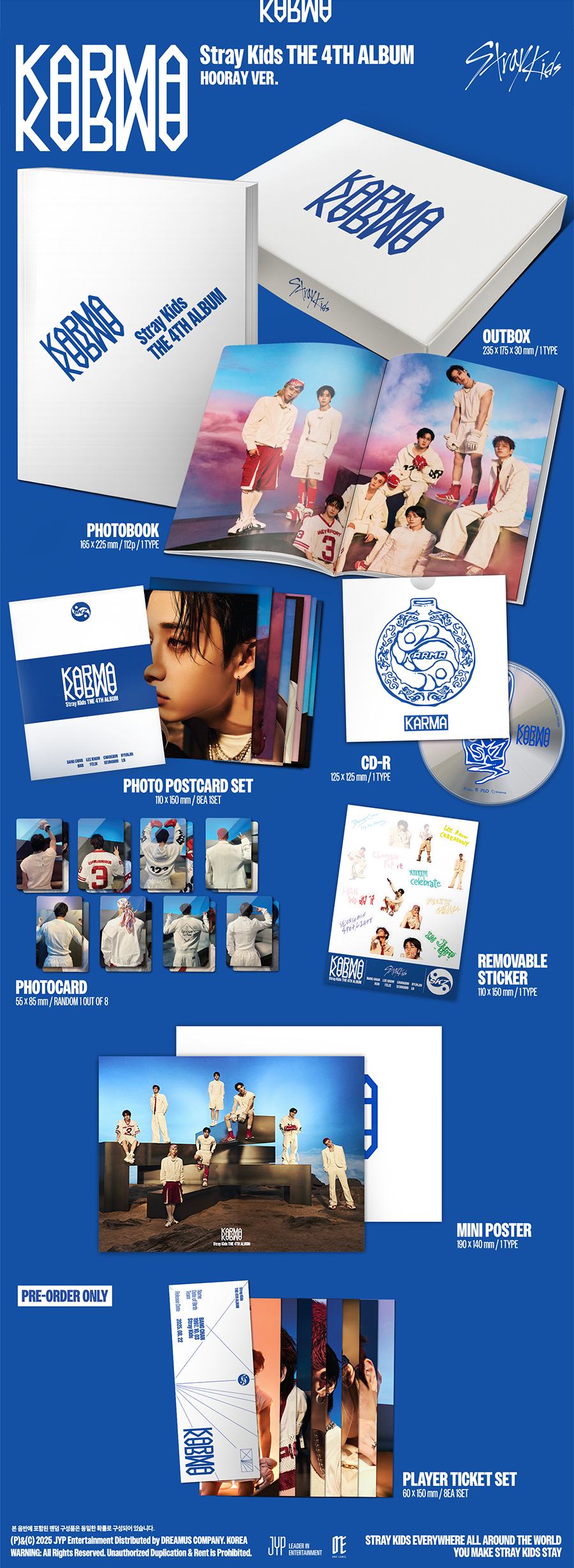 *PRE-ORDER* STRAY KIDS - KARMA (4th Studio Album) + POB
