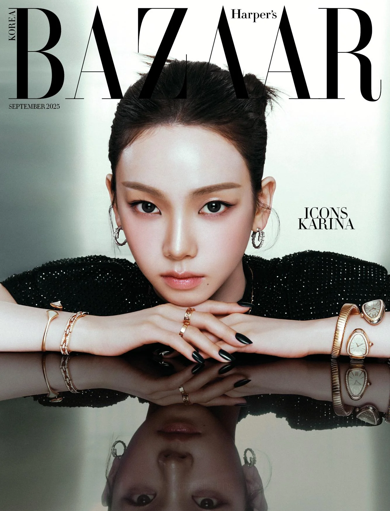 *PRE-ORDER* HARPER'S BAZAAR KOREA: Bazaar Icons (Special Edition) (Cover: aespa Karina)