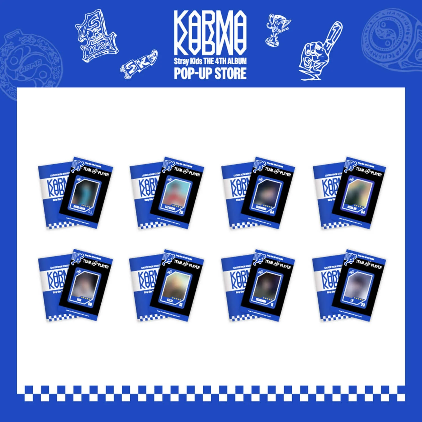 *PRE-ORDER* STRAY KIDS - KARMA Pop-Up Locker Room Sticker Book