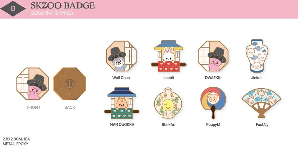STRAY KIDS - 'DO IT' Pop-Up Store SKZOO Badge