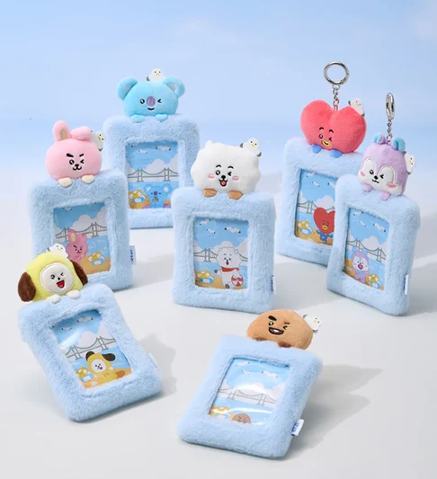 BT21 - BUSAN PHOTOCARD HOLDER PLUSH KEYRING