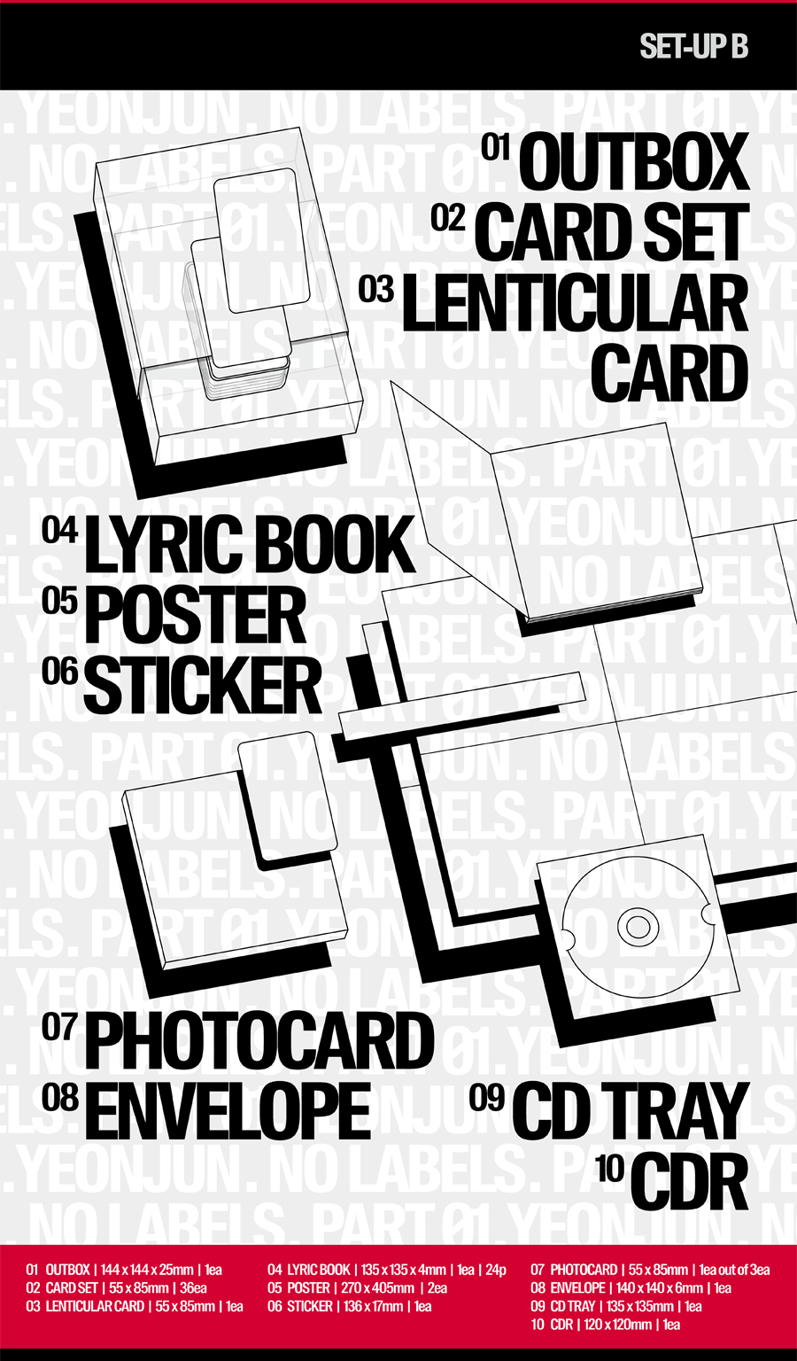 *PRE-ORDER* TXT YEONJUN - NO LABELS: PART 01 (1st Mini Album)