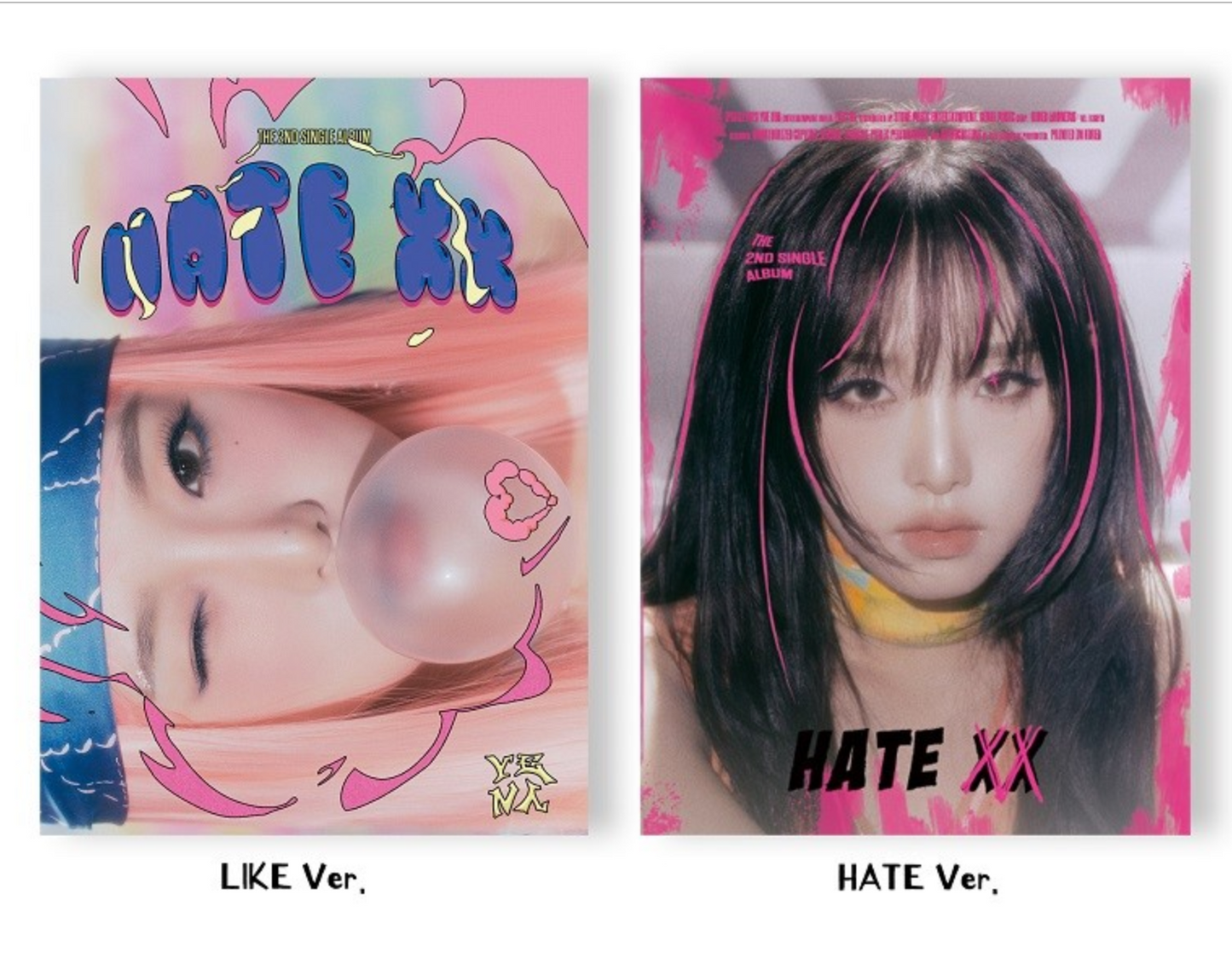 YENA - HATE XX (2nd Single Album)
