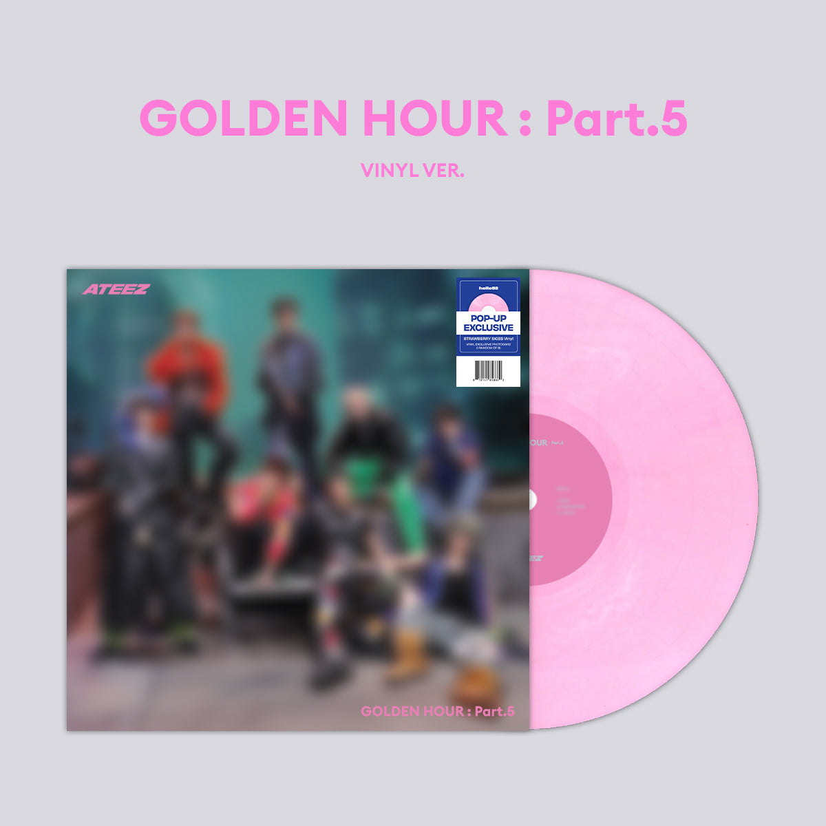 BBANGYA | ATEEZ - Golden Hour Pt. 5 (Vinyl Ver.) [Europe Pop-Up