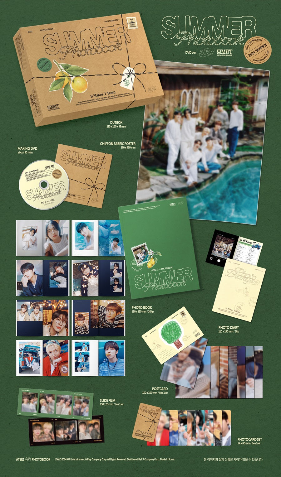 ATEEZ - 2024 Summer Photobook DVD