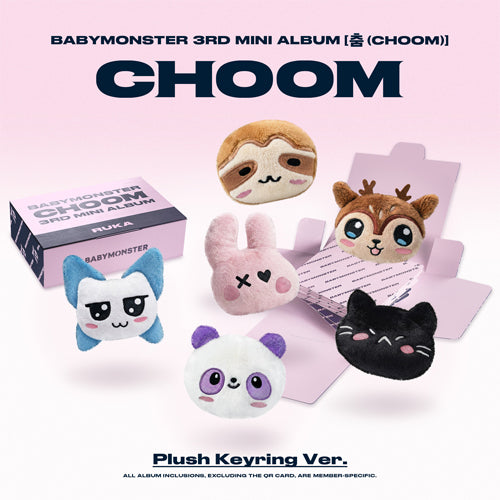 BBANGYA | *PRE-ORDER* BABYMONSTER - Choom [Plush Keychain Ver.]