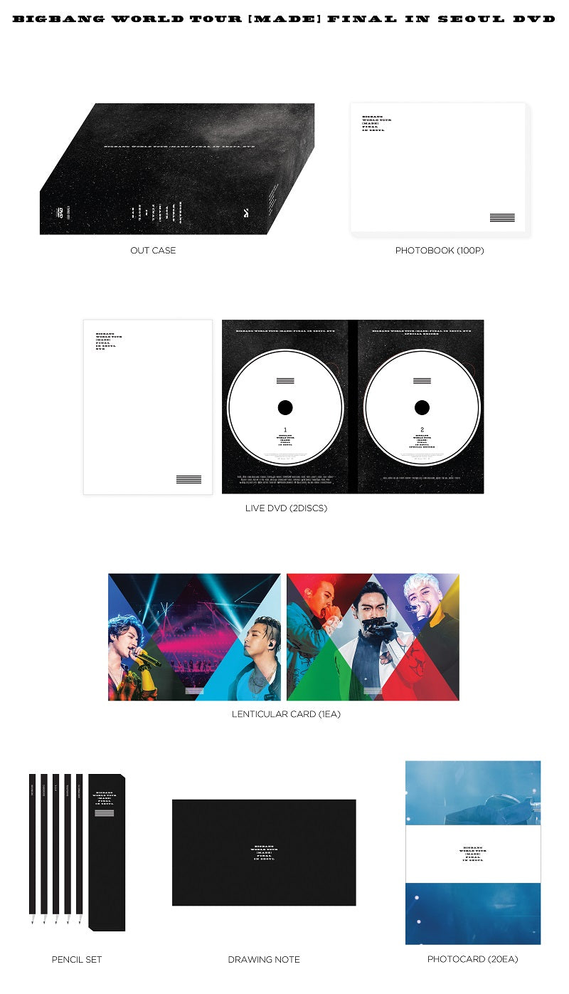 BIGBANG - Made World Tour Final in Seoul DVD