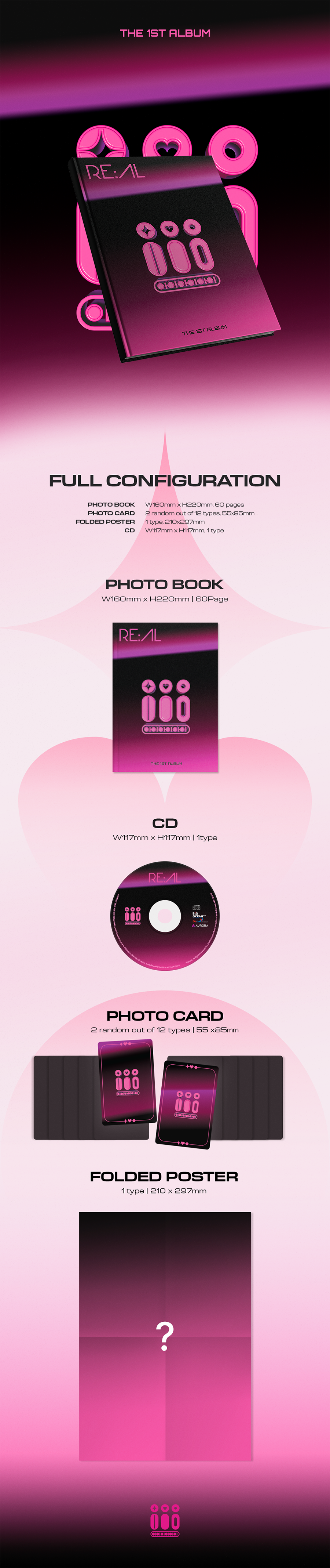 *PRE-ORDER* iii - RE:AL iii (1st Studio Album)