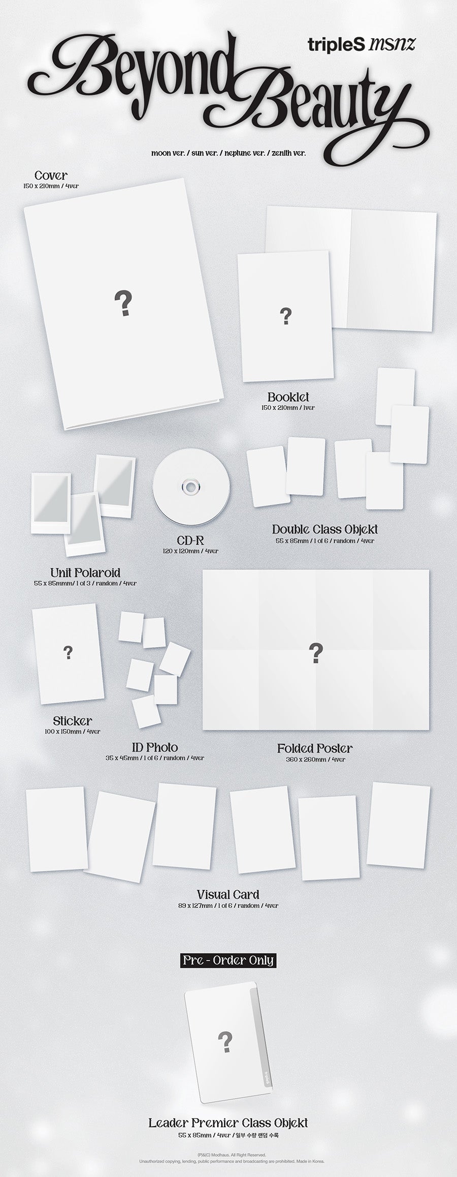 *PRE-ORDER* tripleS msnz -<Beyond Beauty> (1st Mini Album)