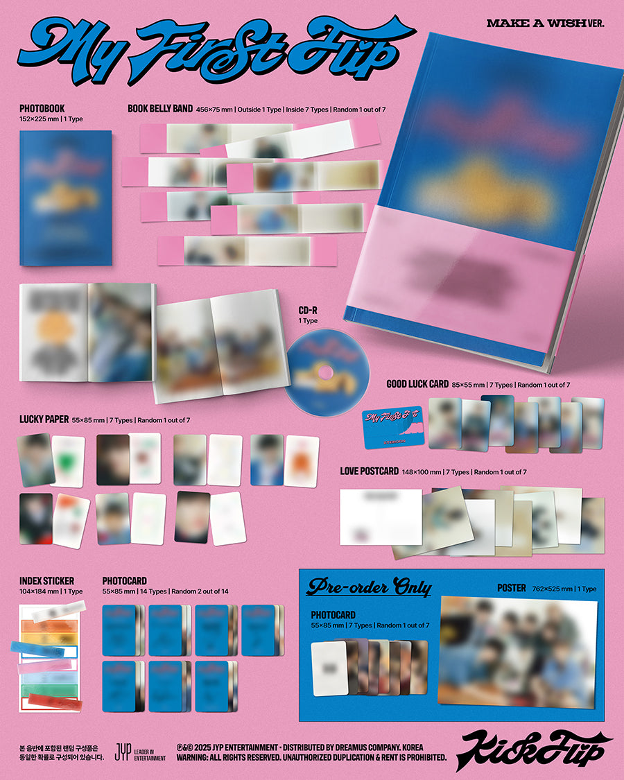 *PRE-ORDER* KICKFLIP - My First Flip (1st Studio Album) + POB