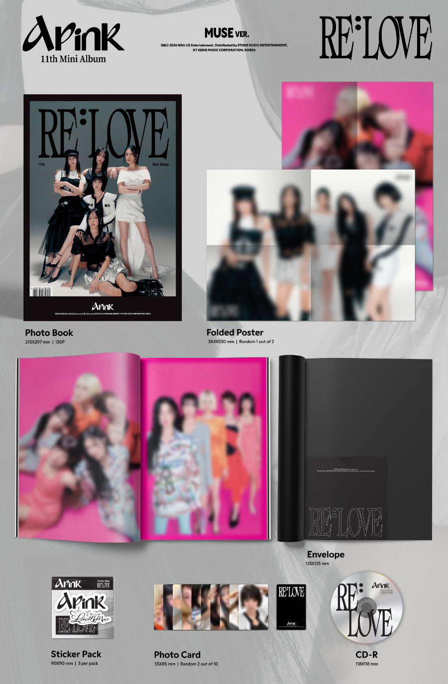 APINK - RE : LOVE (11th Mini Album)
