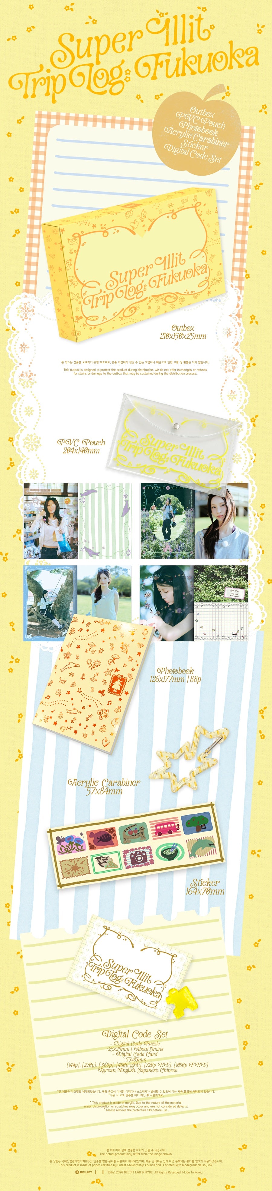*PRE-ORDER* ILLIT - SUPER ILLIT TRIP LOG : FUKUOKA