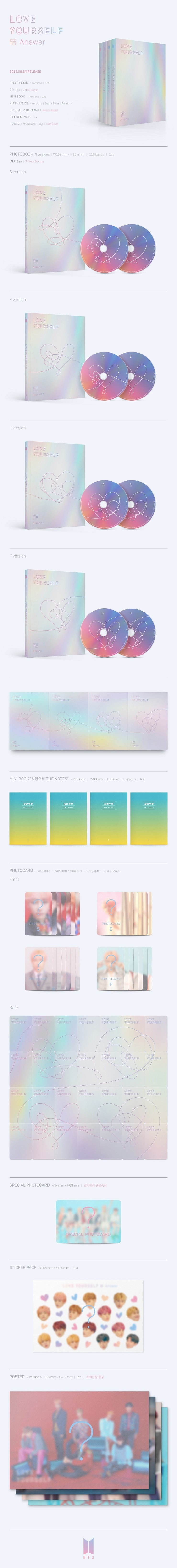 BTS - LOVE YOURSELF 結 'Answer' (3rd Compilation Album)