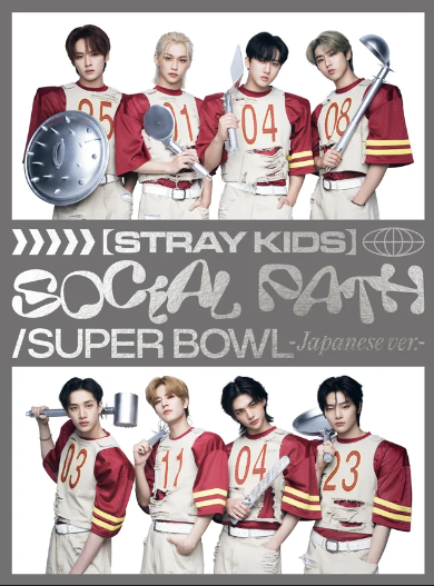 STRAY KIDS - Social Path (ft. LiSA)/Super Bowl -Japanese ver.- (3rd Japanese Mini Album)