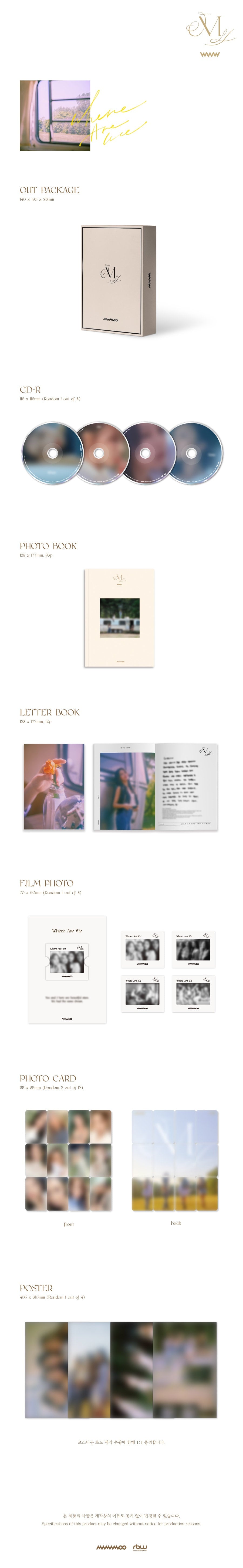 MAMAMOO - WAW (11th Mini Album)