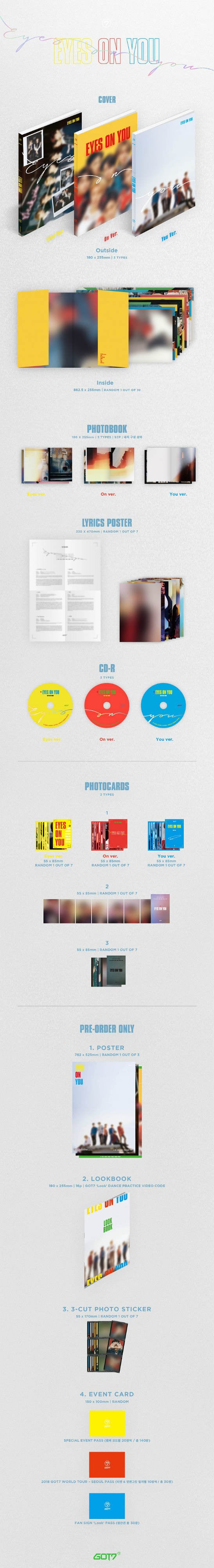 GOT7 - Eyes On You (8th Mini Album)