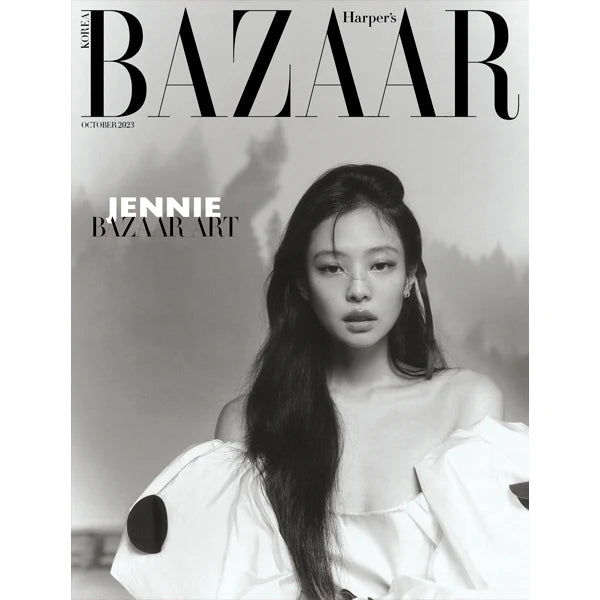 BLACKPINK JENNIE - Harper's Bazaar Korea October 2023 Issue (Cover: Blackpink Jennie)