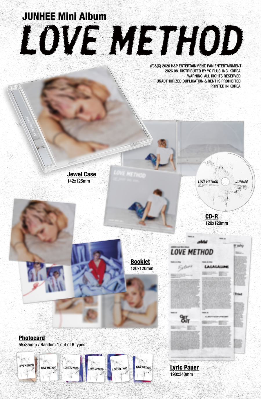 *PRE-ORDER* JUNHEE - Love Method