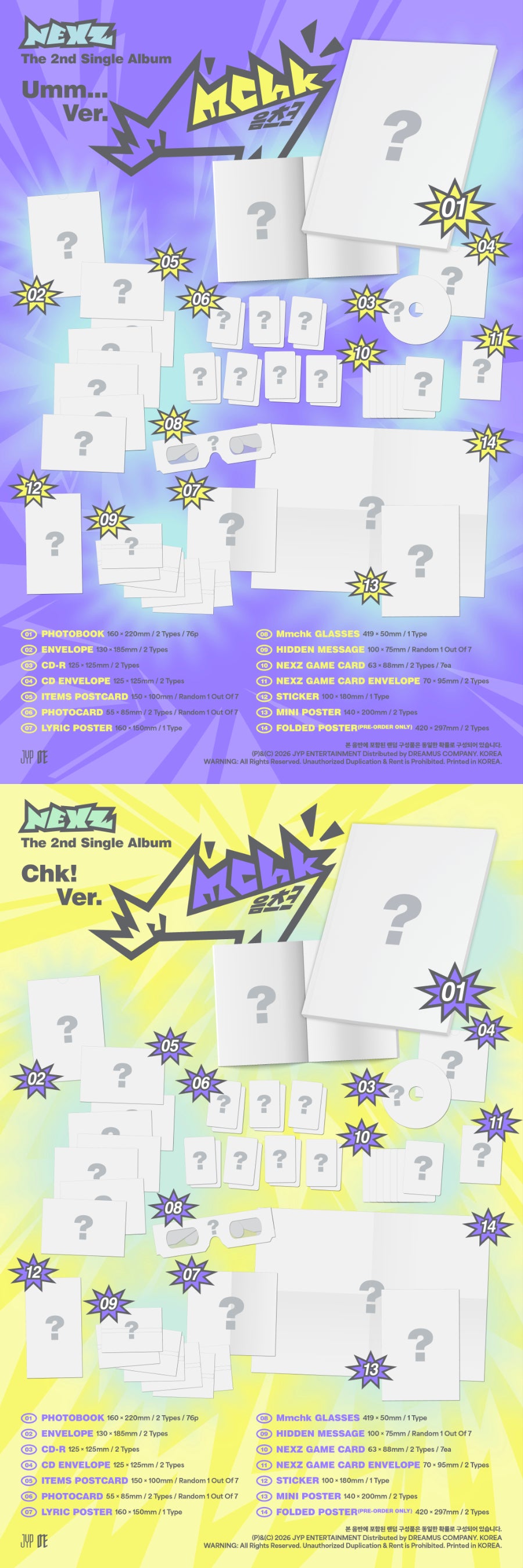 *PRE-ORDER* NEXZ - Mmchk