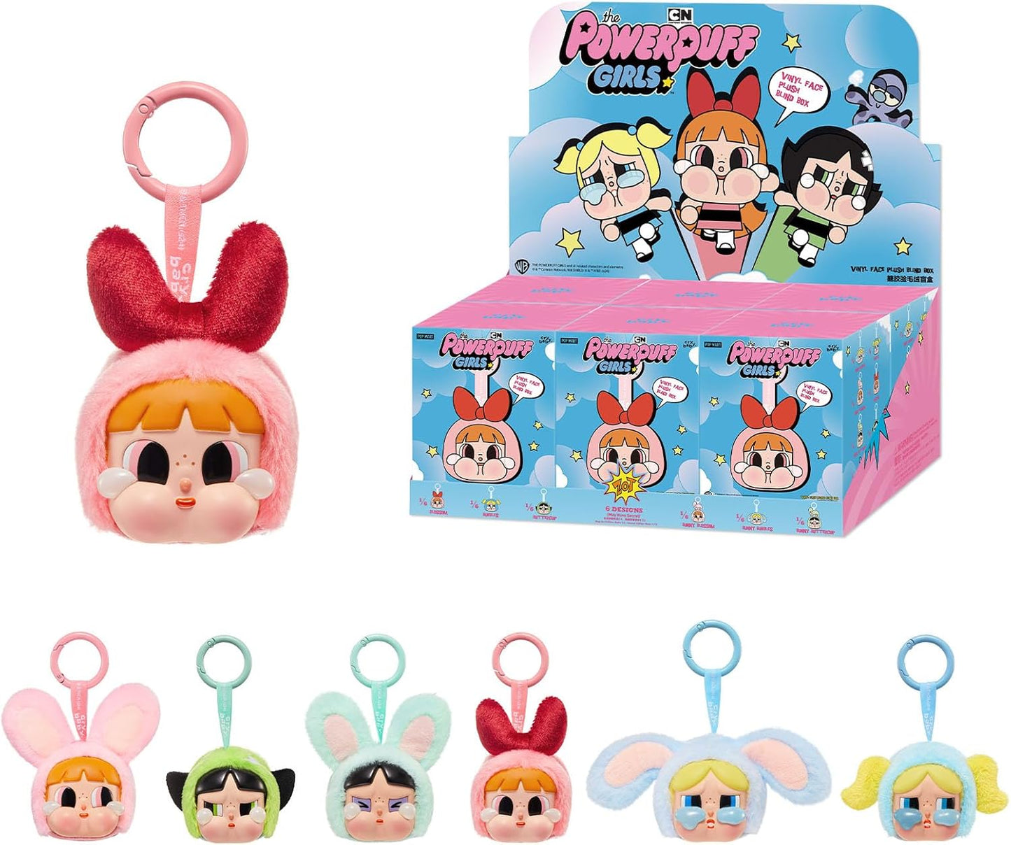 POPMART - CRYBABY X Powerpuff Girls Vinyl Face Plush Blind Box