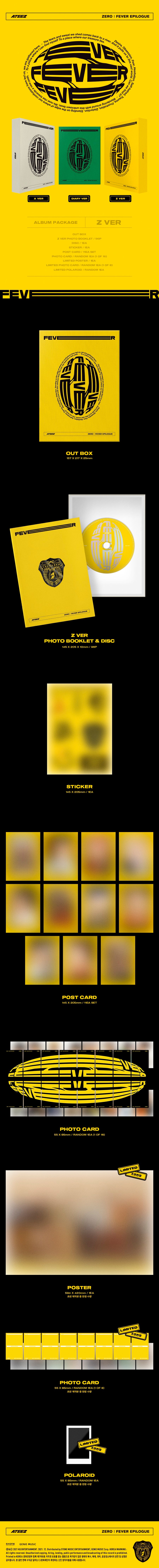 ATEEZ - Zero: Fever Epilogue (8th Mini Album)