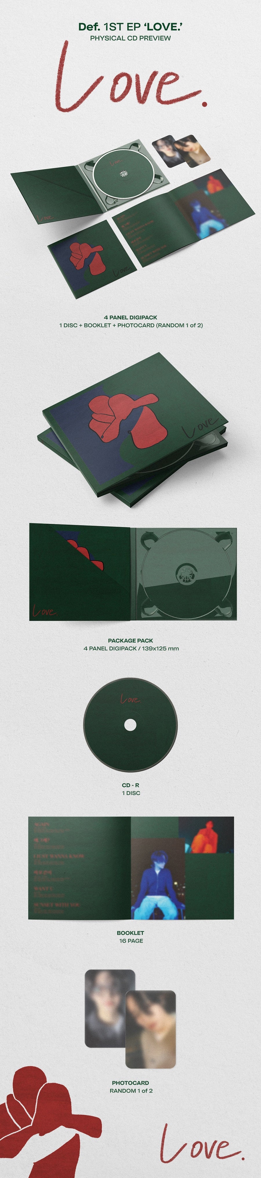 DEF. - LOVE. (1st Mini Album)