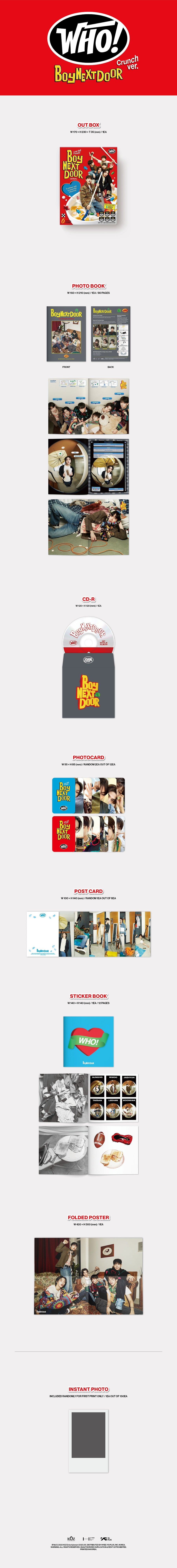 BOYNEXTDOOR - Who! (1st Mini Album)