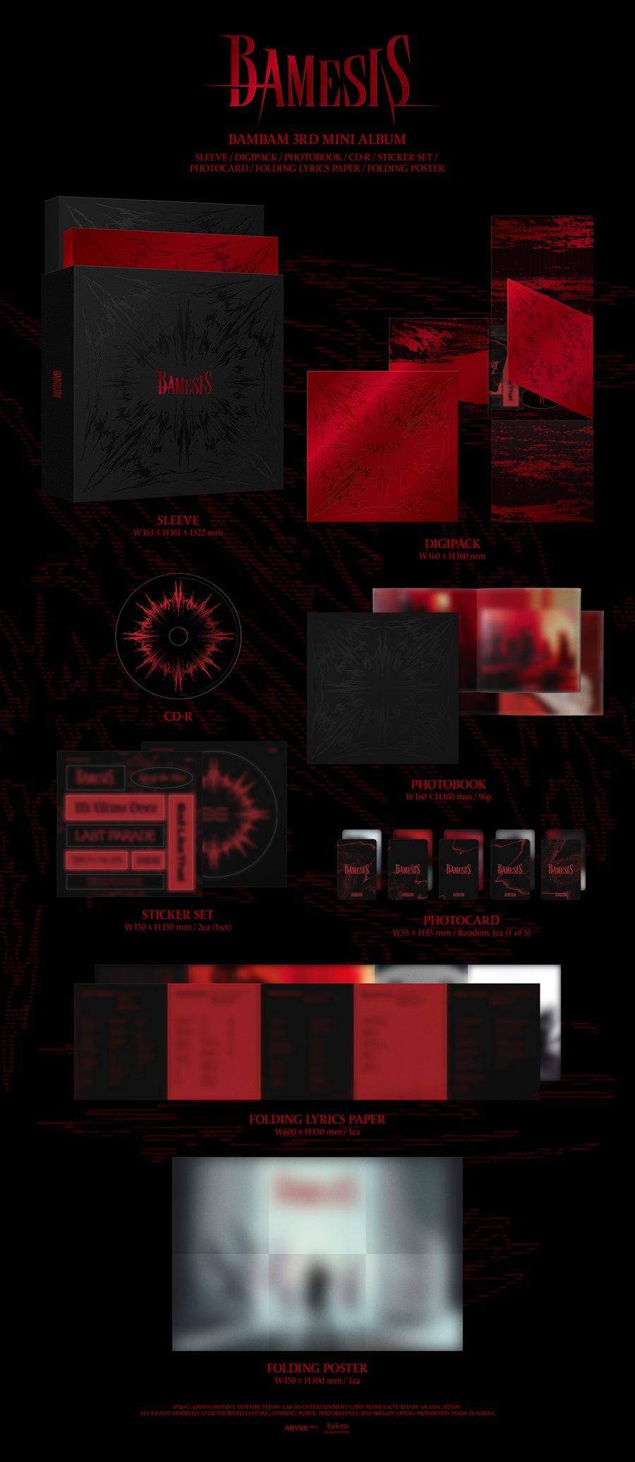 GOT7 BAMBAM - BAMESIS (3rd Mini Album)