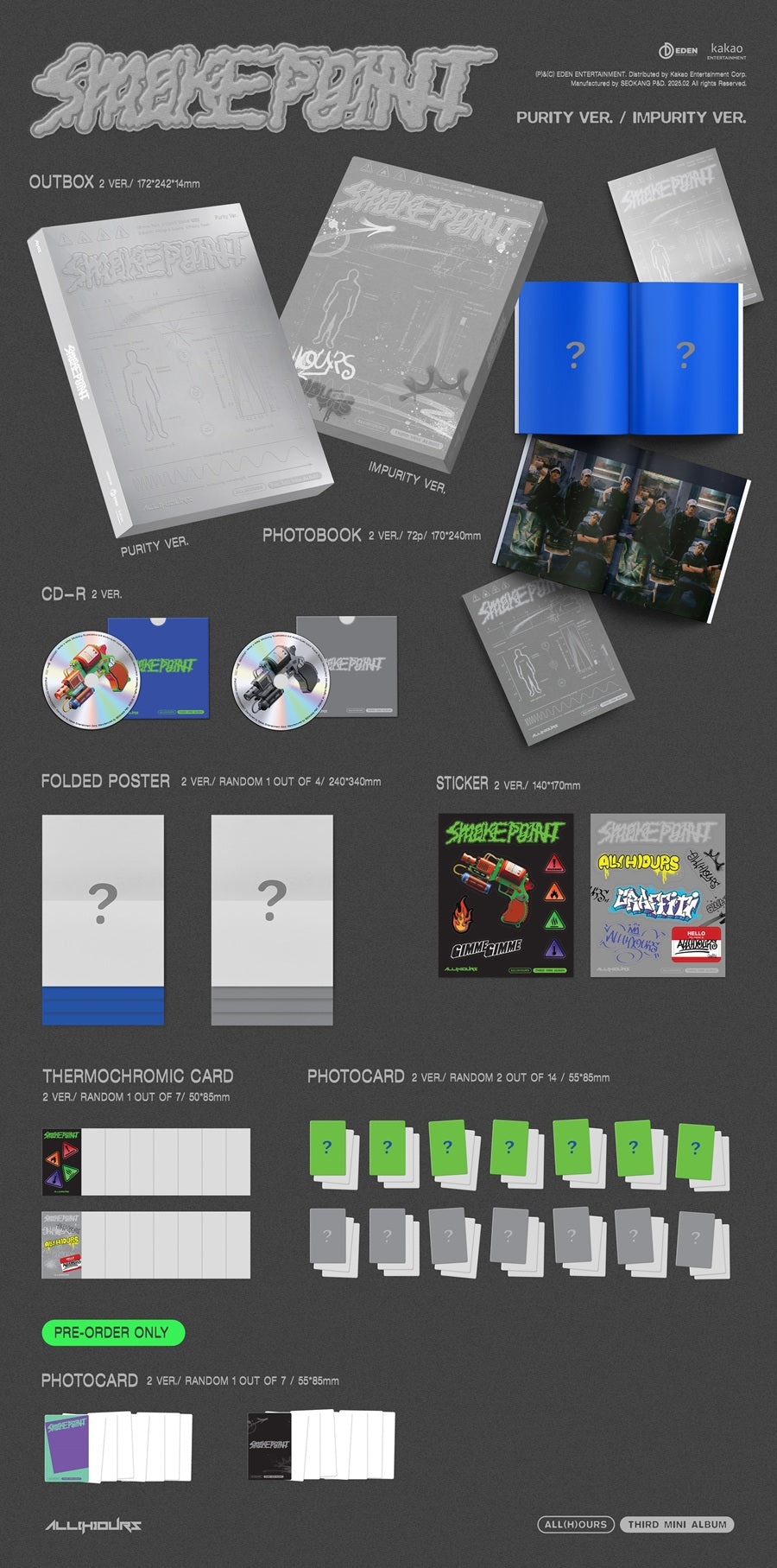 ALL(H)OURS - Smoke Point (3rd Mini Album)