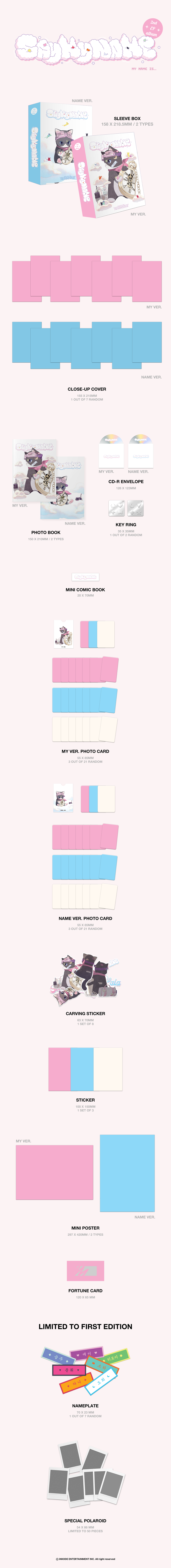 SAY MY NAME - My Name Is... (2nd Mini Album)